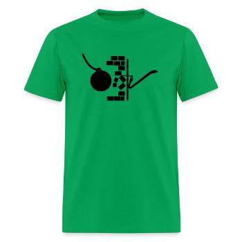 Wrecking ball - Men's T-Shirt - bright green - Front - Jose (178cm)