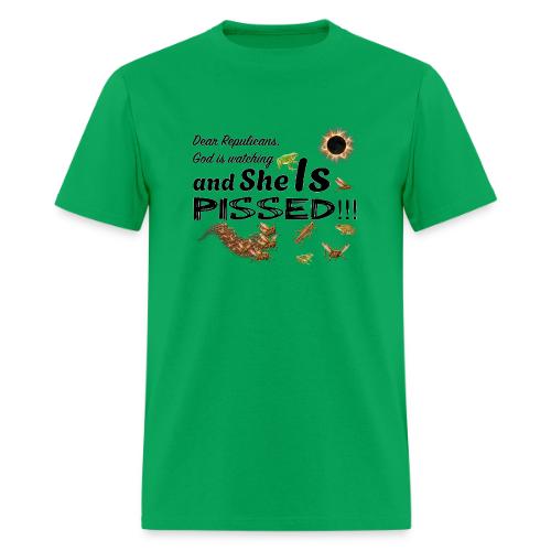 God Is Watching - Men's T-Shirt