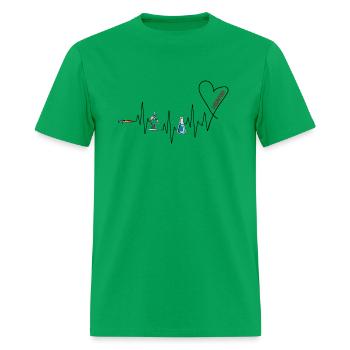 Laboratory Hebeat - Men's T-Shirt - bright green - Front - Jose (178cm)