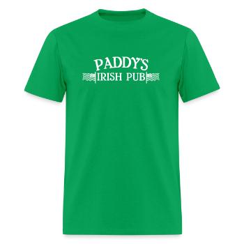Paddy's Irish Pub - Men's T-Shirt - bright green - Front - Jose (178cm)