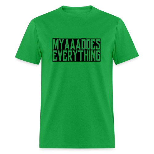 MyaDoesEverything (Black) - Men's T-Shirt