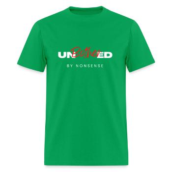 Unbothered By Nonsense Tee - Men's T-Shirt - bright green - Front - Jose (178cm)