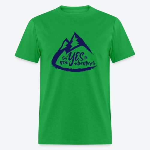 Say Yes to Adventure - Dark - Men's T-Shirt