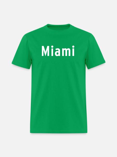 Miami - Men's T-Shirt - bright green