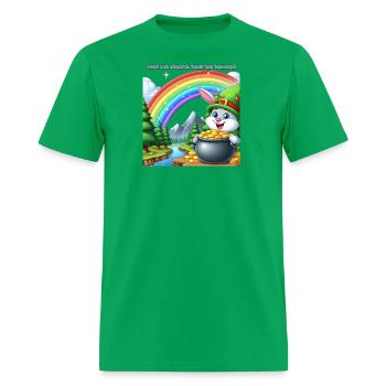 Hunt for Dreams, Reap the Rewards - Men's T-Shirt - bright green - Front - Jose (178cm)