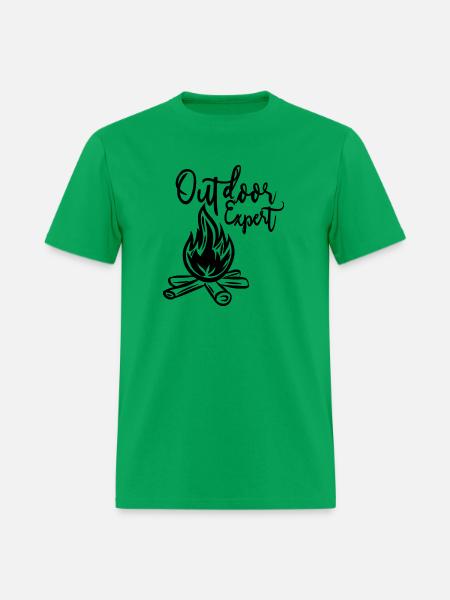 bonfire - Men's T-Shirt - bright green