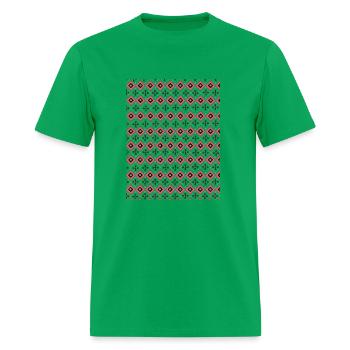 ornamental arabic pattern - Men's T-Shirt - bright green - Front - Jose (178cm)