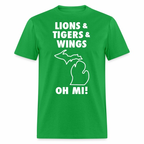 LIONS & TIGERS & WINGS, OH MI! - Men's T-Shirt