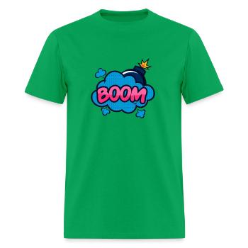 Comic Convention Boom Colorful Comic Pop Sign - Men's T-Shirt - bright green - Front - Jose (178cm)