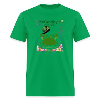 McCrabby s Irish Pub St Patrick s Day 2025 - Men's T-Shirt - bright green - Front - Jose (178cm)