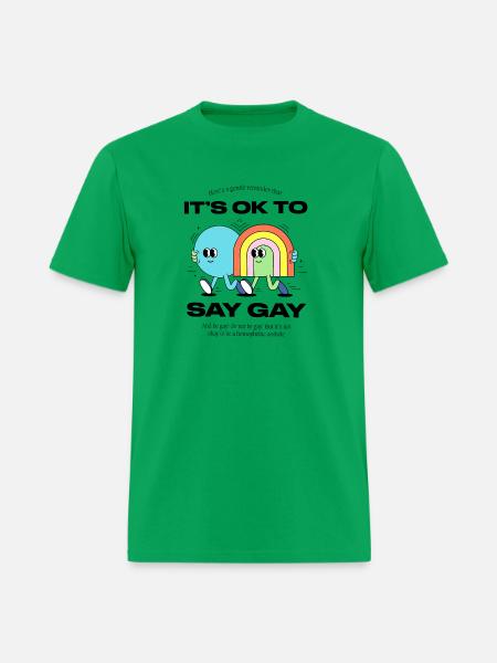 Gay Florida LGBT Gay Pride Protect Trans - Men's T-Shirt - bright green