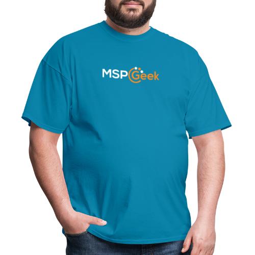 MSPGeekWhiteLogo - Men's T-Shirt