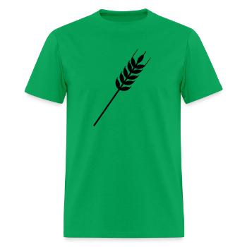 Corn grain wheat shadow image - Men's T-Shirt - bright green - Front - Jose (178cm)