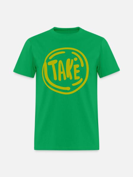 Take - Men's T-Shirt - bright green