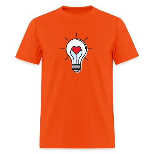 FUMCSD Heart Light Blub with White Bulb - Men's T-Shirt