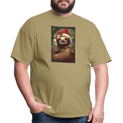 Christmas Sloth - Men's T-Shirt