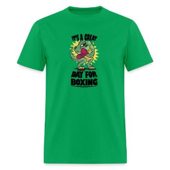 It's A Great Day For Boxing - Men's T-Shirt - bright green - Front - Jose (178cm)