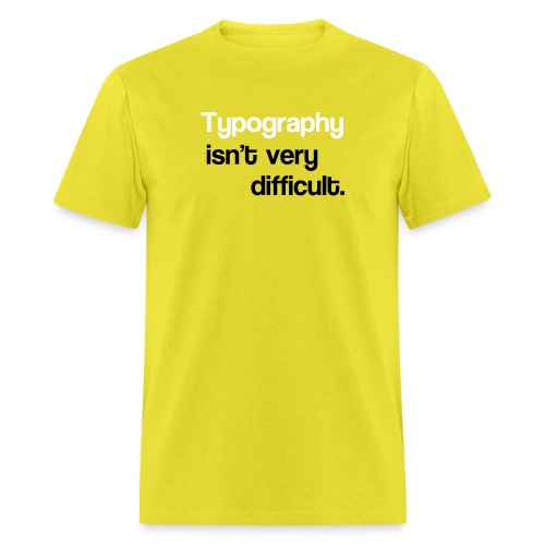 typography2 - Men's T-Shirt