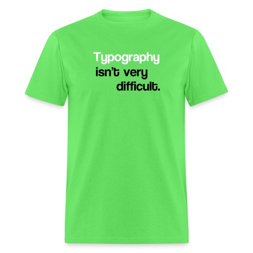 typography2 - Men's T-Shirt