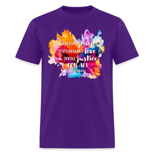Grace Love Justice Color Splash - Men's T-Shirt
