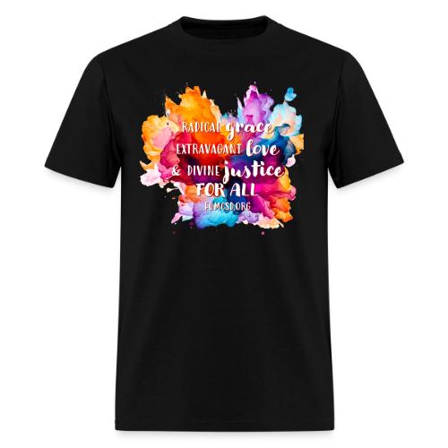 Grace Love Justice Color Splash - Men's T-Shirt