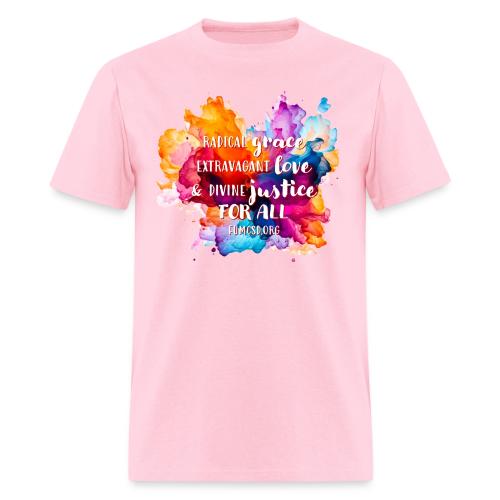 Grace Love Justice Color Splash - Men's T-Shirt
