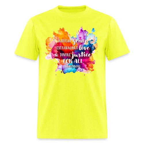 Grace Love Justice Color Splash - Men's T-Shirt