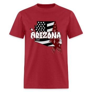 Arizona Native American - Men's T-Shirt - true red - Front - Jose (178cm)
