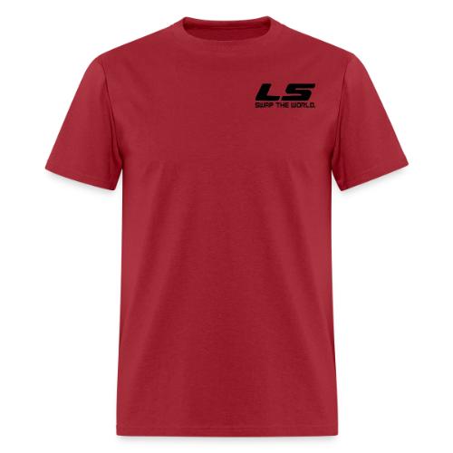 LS Swap The WORLD (Back and Front) - Men's T-Shirt