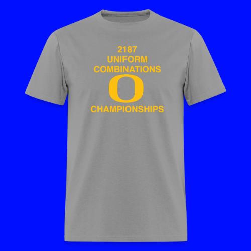 2187 UNIFORM COMBINATIONS O CHAMPIONSHIPS - Men's T-Shirt