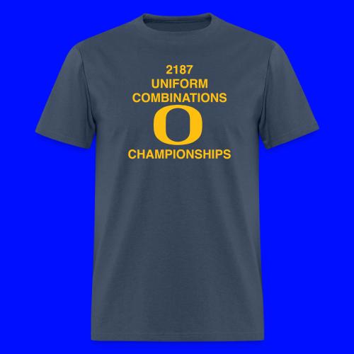 2187 UNIFORM COMBINATIONS O CHAMPIONSHIPS - Men's T-Shirt