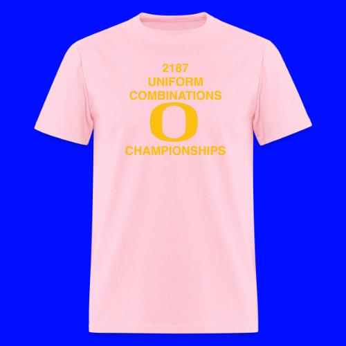 2187 UNIFORM COMBINATIONS O CHAMPIONSHIPS - Men's T-Shirt