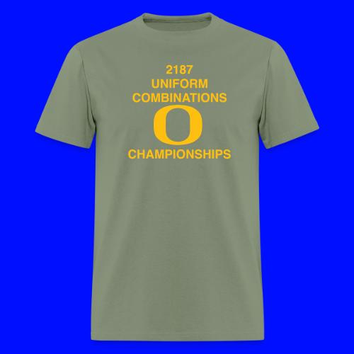 2187 UNIFORM COMBINATIONS O CHAMPIONSHIPS - Men's T-Shirt