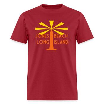 Jones Beach Long Island - Men's T-Shirt - true red - Front - Jose (178cm)