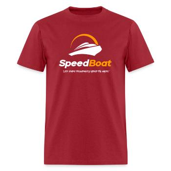 speed boat - Men's T-Shirt - true red - Front - Jose (178cm)