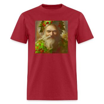 Knob Bonk Yule Greenman - Men's T-Shirt - true red - Front - Jose (178cm)