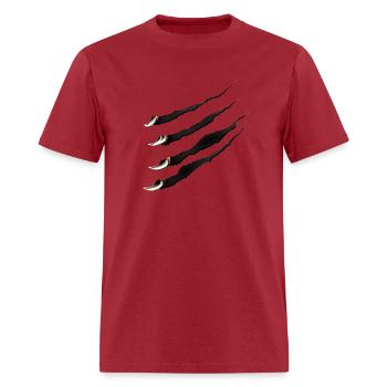 claw - Men's T-Shirt - true red - Front - Jose (178cm)