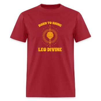 Leo - Men's T-Shirt - true red - Front - Jose (178cm)