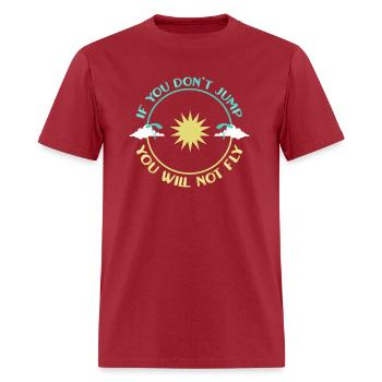 Skydiving Skydive Skydiver - Men's T-Shirt - true red - Front - Jose (178cm)