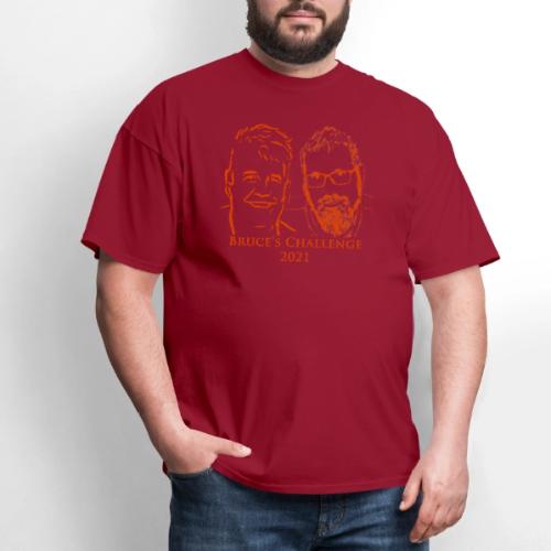 Bruces Challenge Orange Clear 2021 - Men's T-Shirt