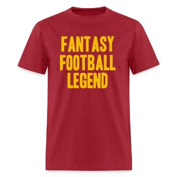 Fantasy Football Player - Men's T-Shirt - true red - Front - Jose (178cm)