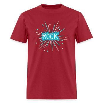 rock - Men's T-Shirt - true red - Front - Jose (178cm)