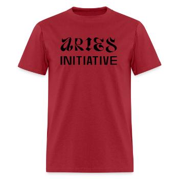 Aries Initiative - Men's T-Shirt - true red - Front - Jose (178cm)