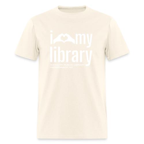 I Love My Library (White) - Men's T-Shirt