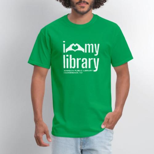 I Love My Library (White) - Men's T-Shirt