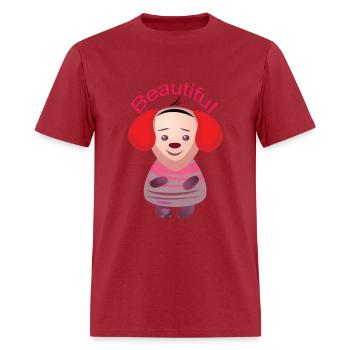Beautiful - Men's T-Shirt - true red - Front - Jose (178cm)