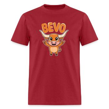 Vintage Longhorn Personalized Name Apparel - Men's T-Shirt - true red - Front - Jose (178cm)