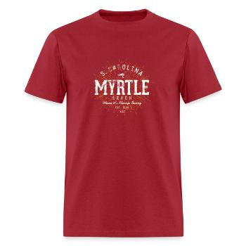 Myrtle Beach - Men's T-Shirt - true red - Front - Jose (178cm)
