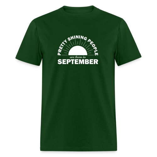 Pretty Shining People Are Born In September - Men's T-Shirt