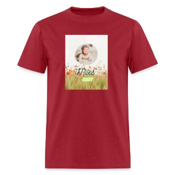 miles away - Men's T-Shirt - true red - Front - Jose (178cm)